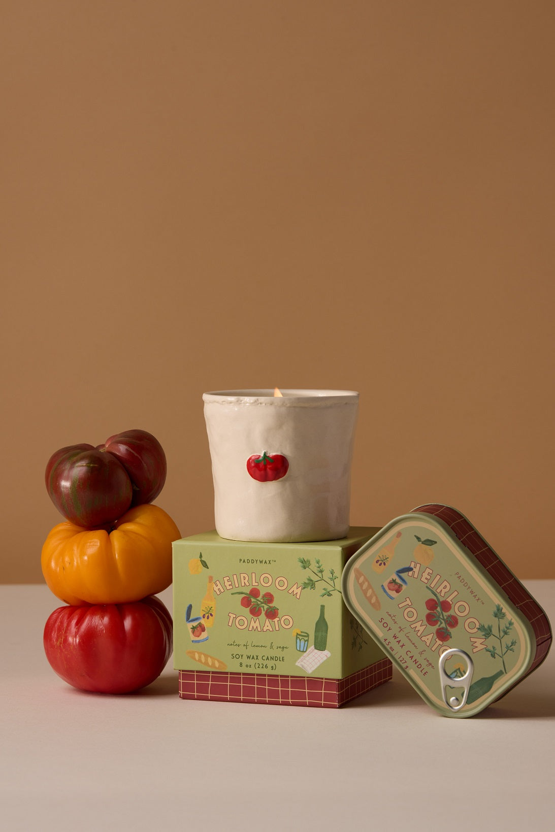 Bistro Tomato Φυτικό Κερί 226gr σε κεραμικό δοχείο