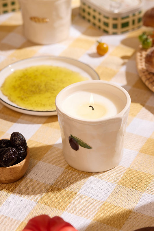 Bistro Olive Φυτικό Κερί 226gr σε κεραμικό δοχείο