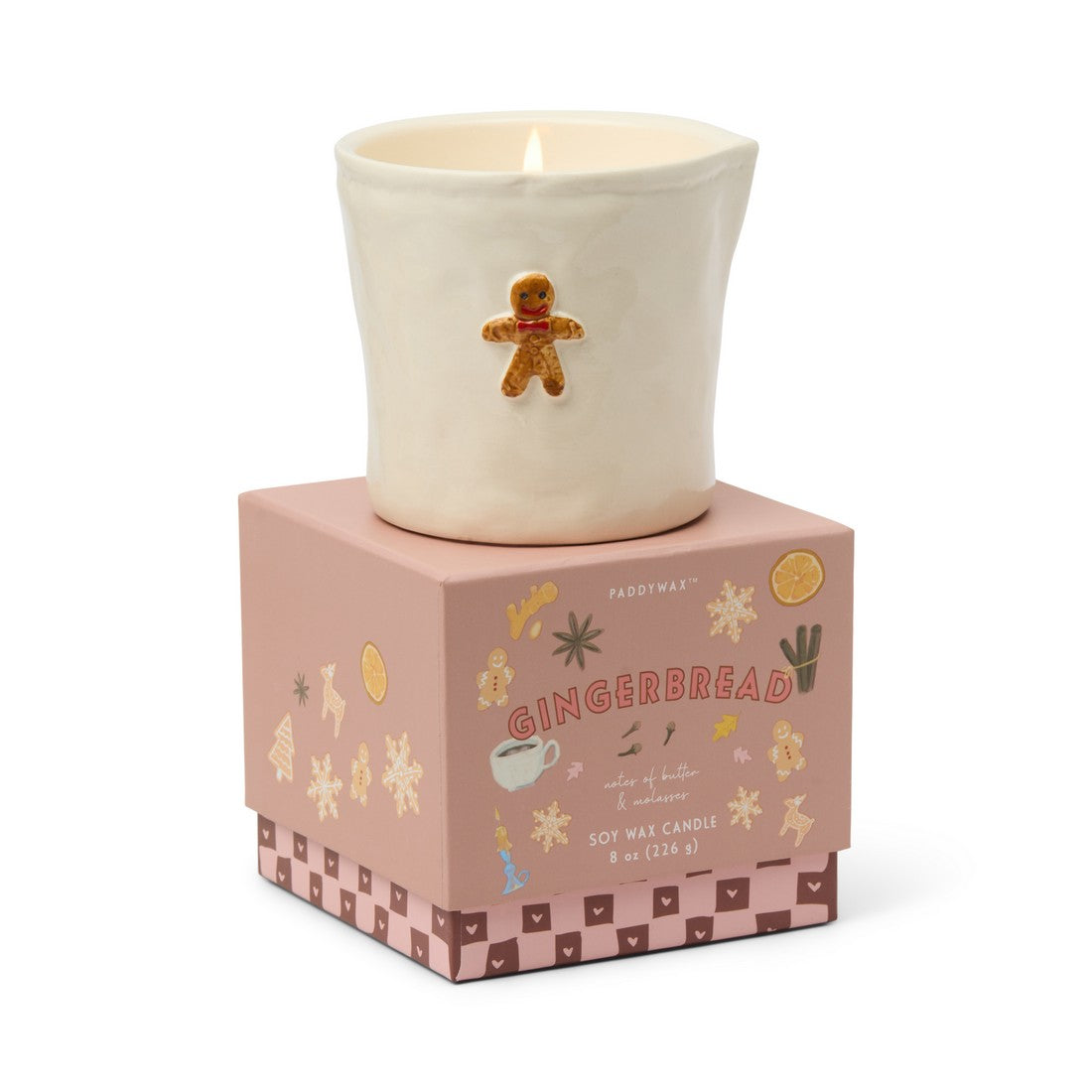Bistro Gingerbread Φυτικό Κερί 226gr σε κεραμικό δοχείο