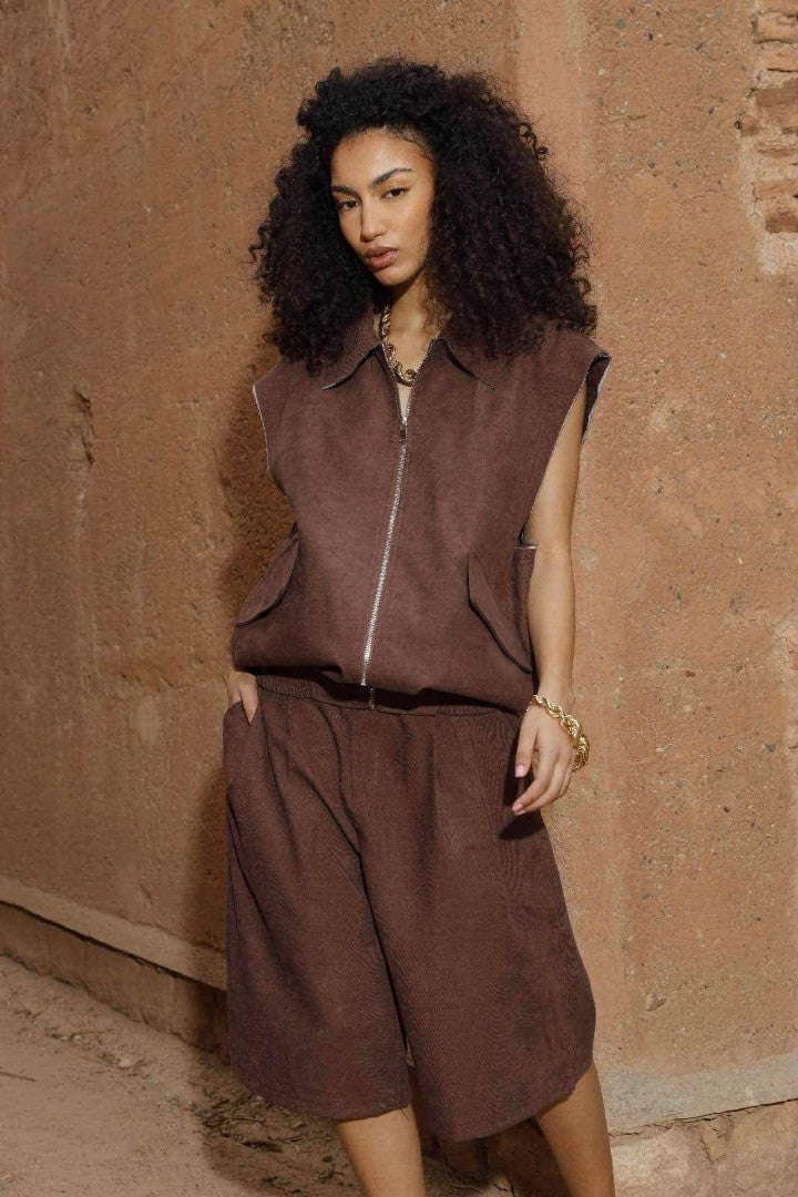 CHOCO CORD VEST