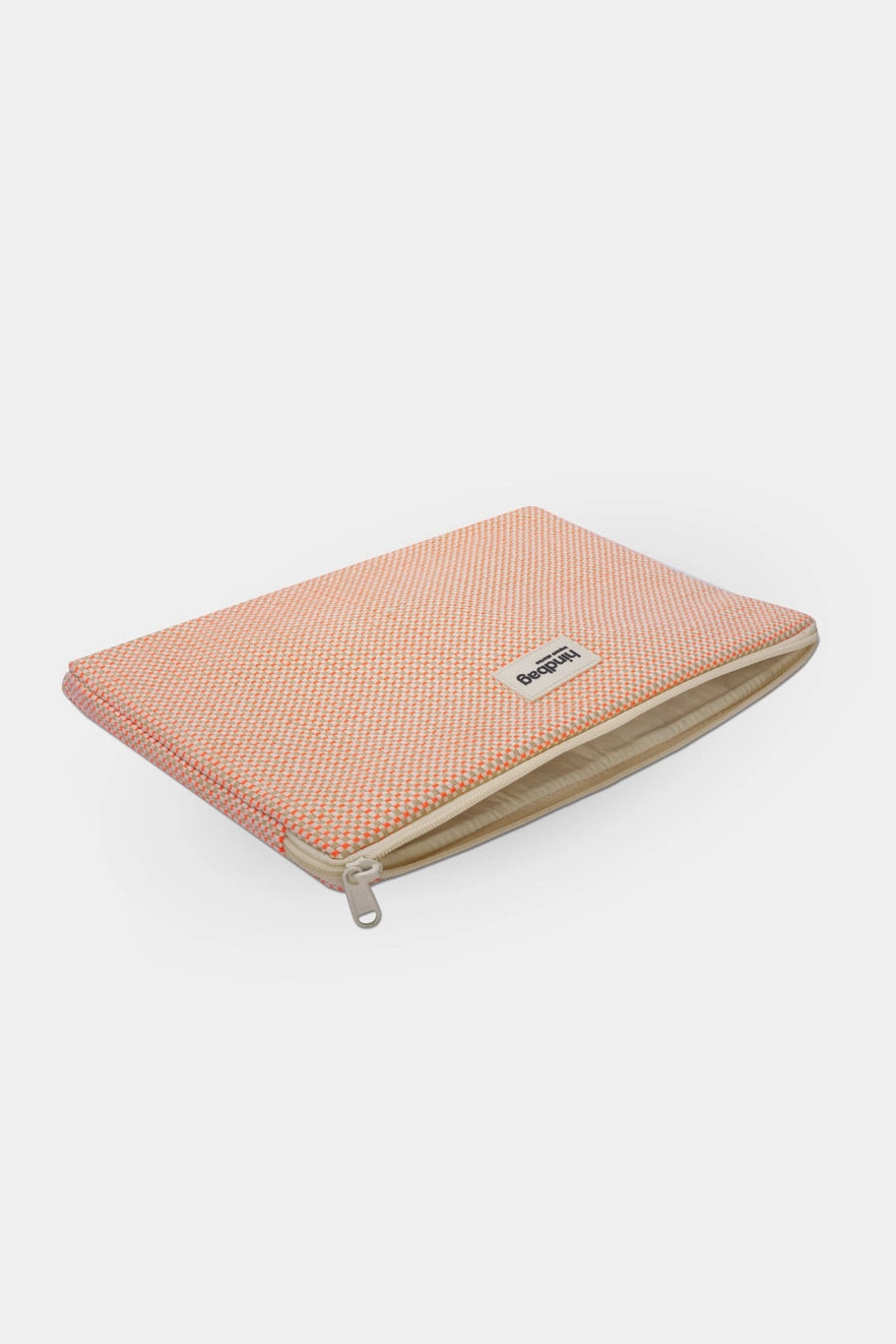 Ava Laptop Sleeve Coral Weave