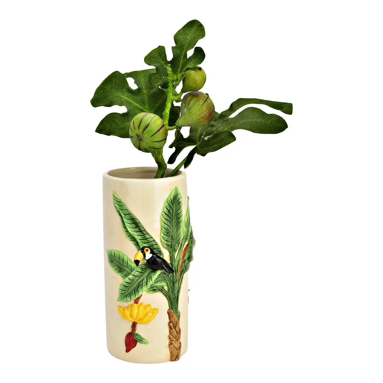 Tree/Parrot Vase 10x22x12cm