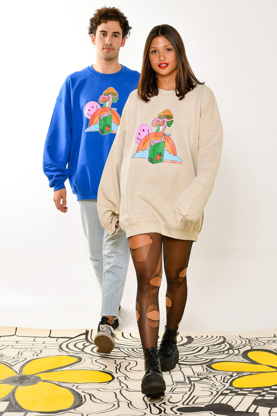 Mushroom Μπλε Unisex Φούτερ