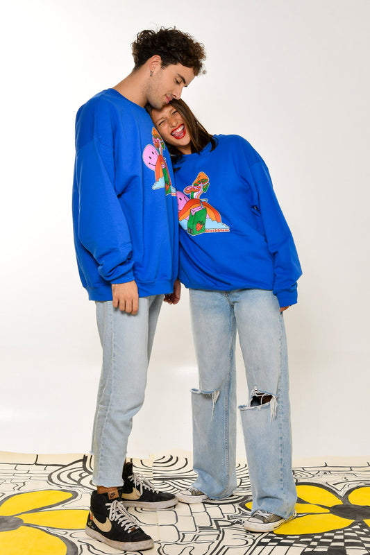 Mushroom Μπλε Unisex Φούτερ