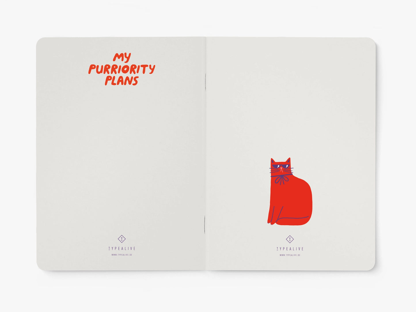 NOTEBOOK  My Purriority Plans