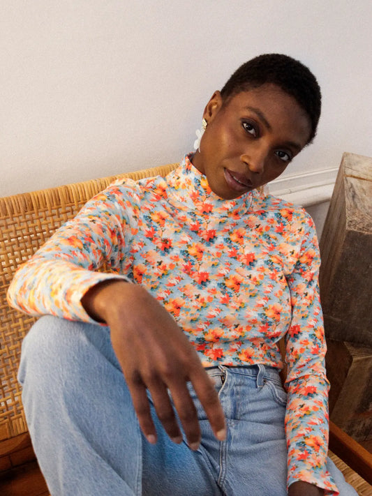 Floral Cotton Blouse