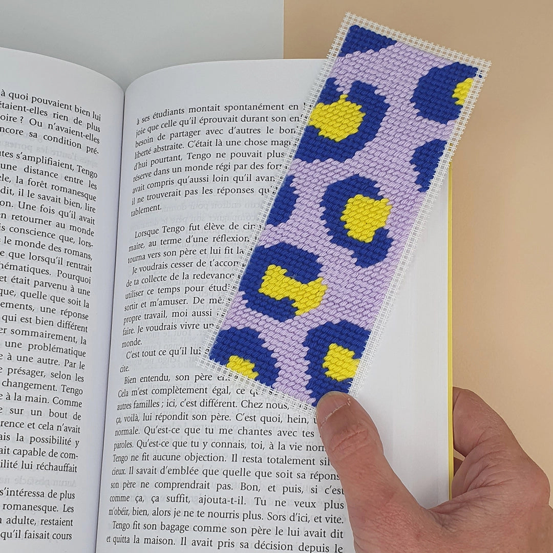 Needlepoint Kit - Bookmark - Leopard Pattern