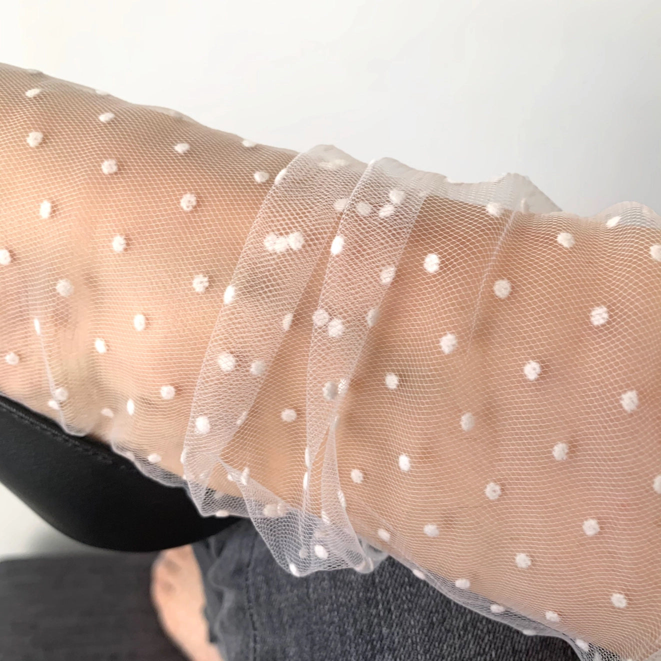 White Maeva Transparent Socks