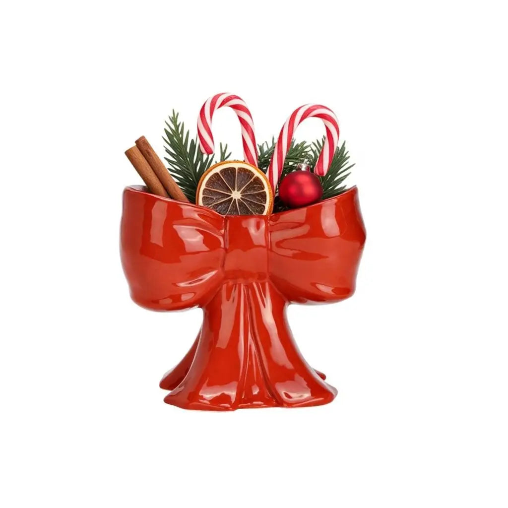 Bow Ceramic Vase 18x15x13cm