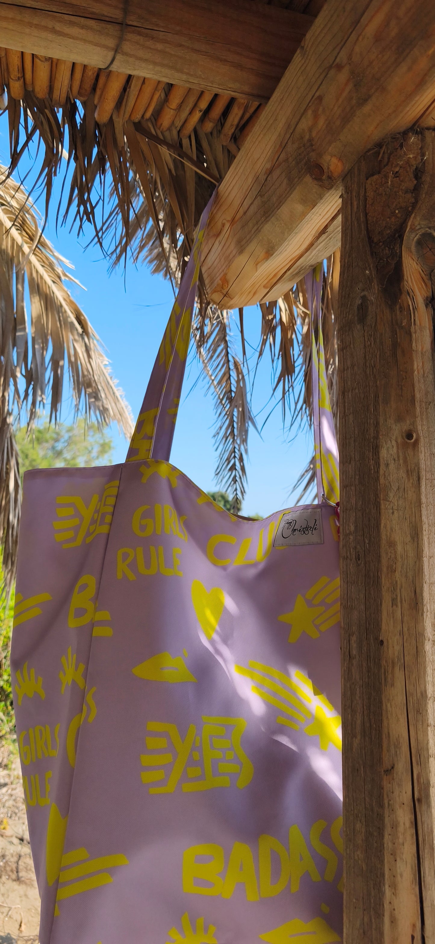 BAD GIRL BEACH BAG