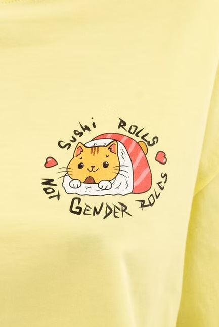 Sushi Rolls- Crop T-Shirt