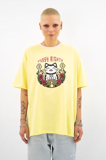 Pussy Rights Maneki Neko - T-Shirt
