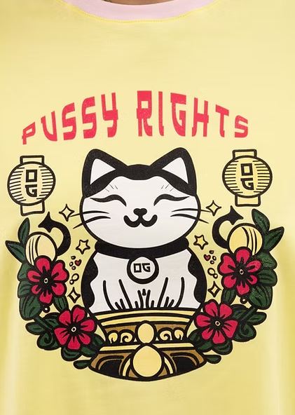 Pussy Rights Maneki Neko - T-Shirt