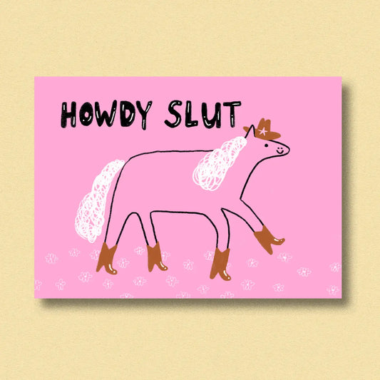 Postcard "Howdy"