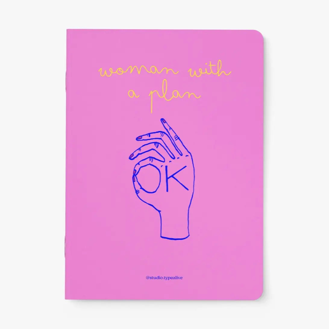 NOTEBOOK Woman with A Plan