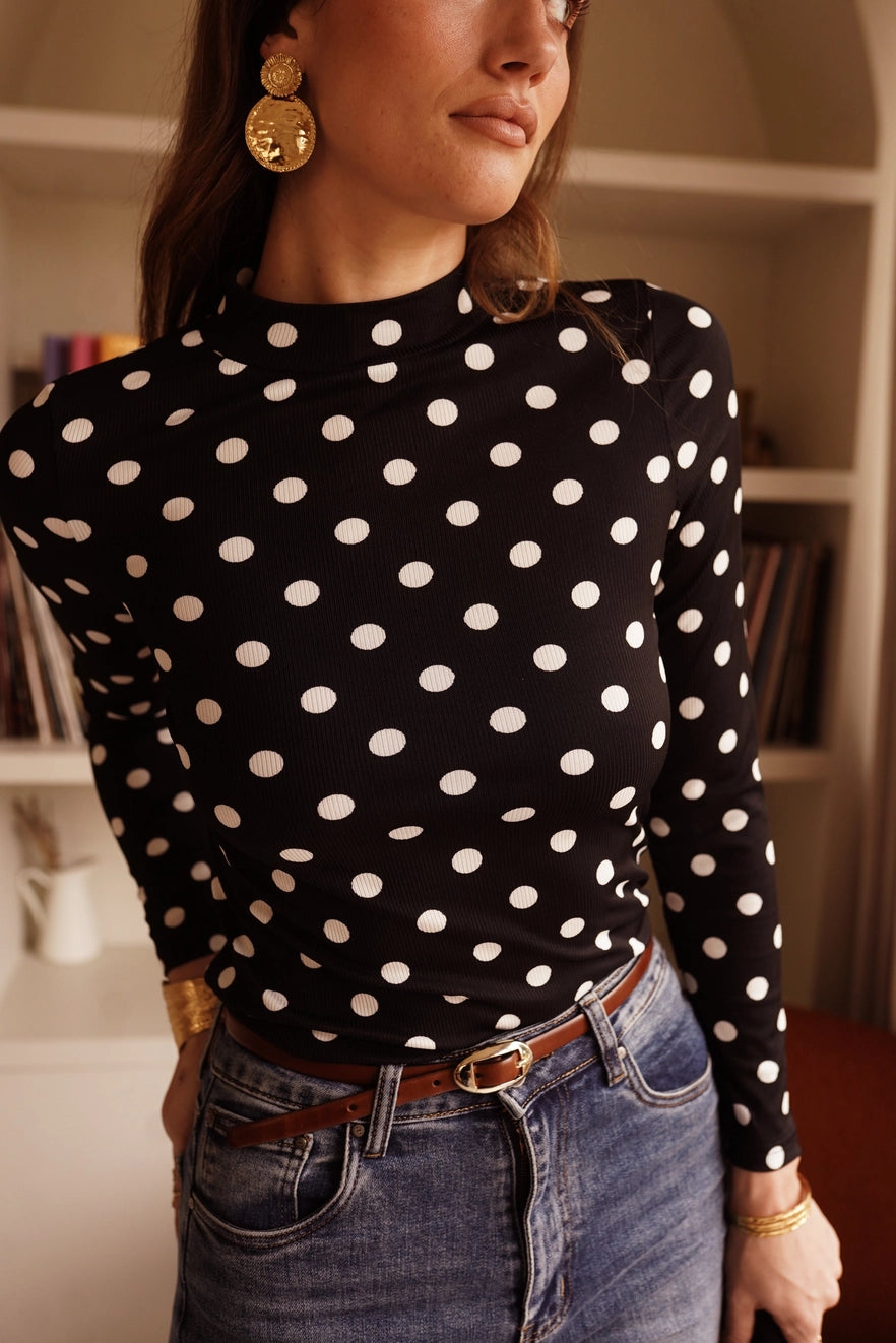 Polka Dot Blouse