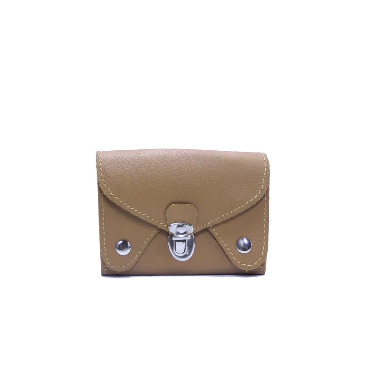 Triple Flap Wallet Cowhide Leather