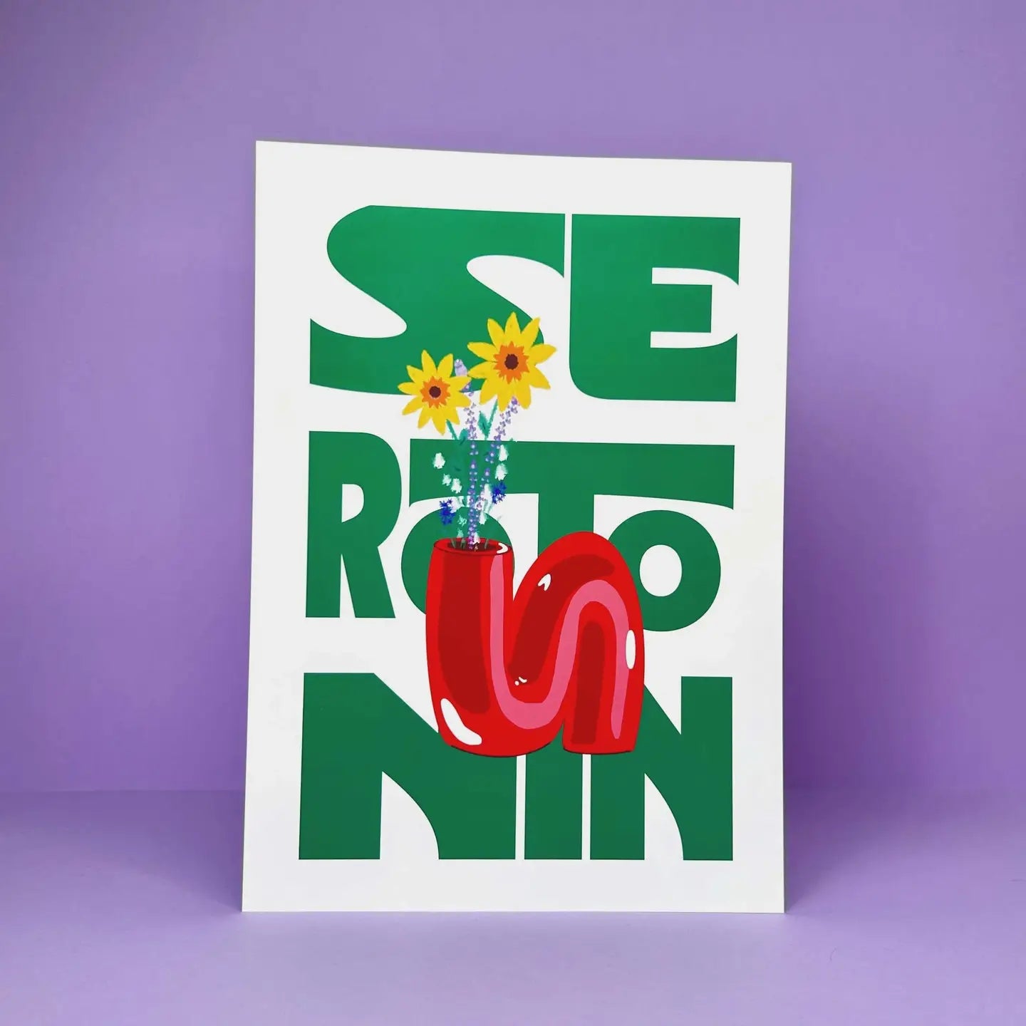 Serotonin POSTER A4 30x20 cm
