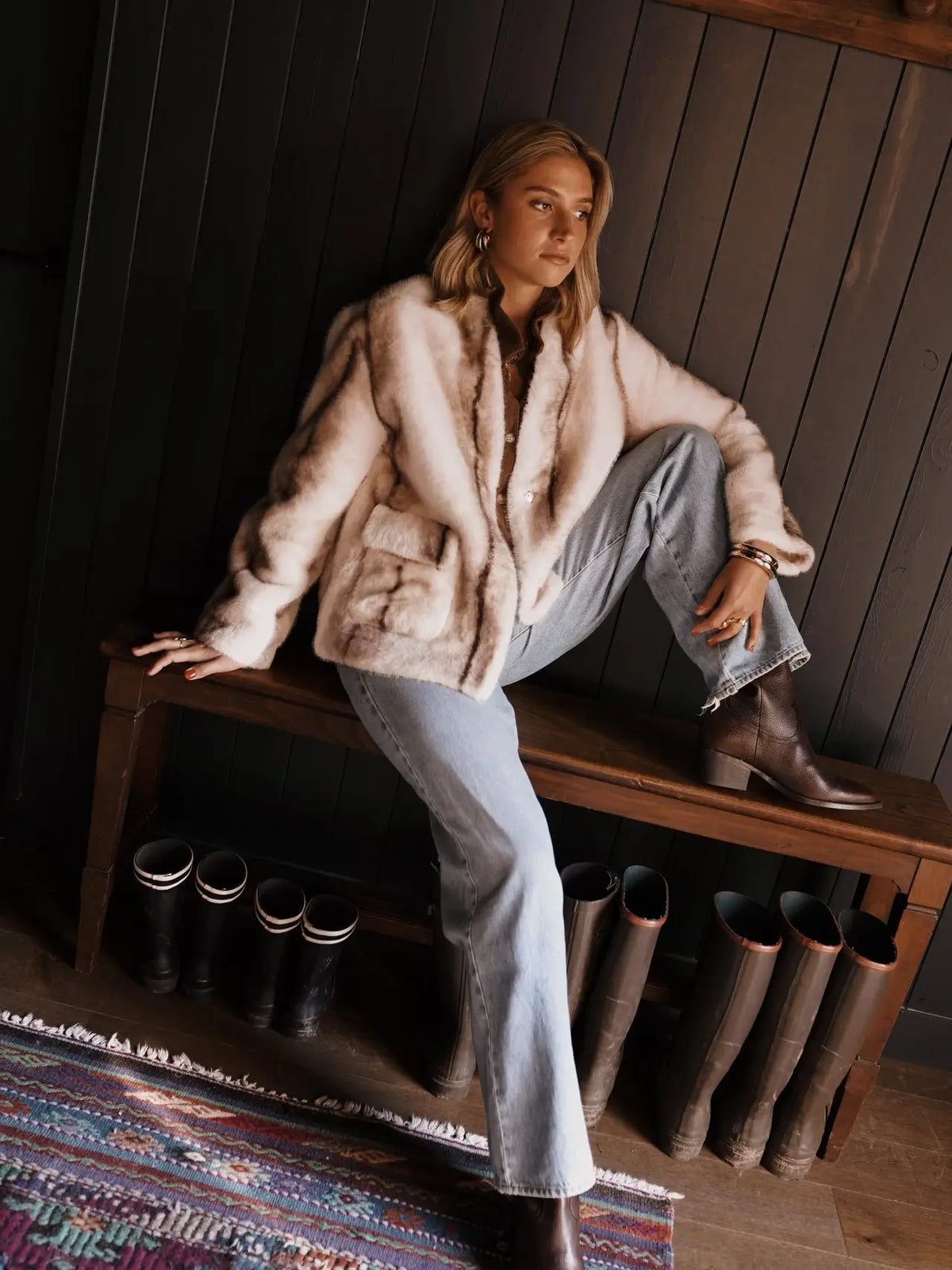 Roubia Faux Fur Coat