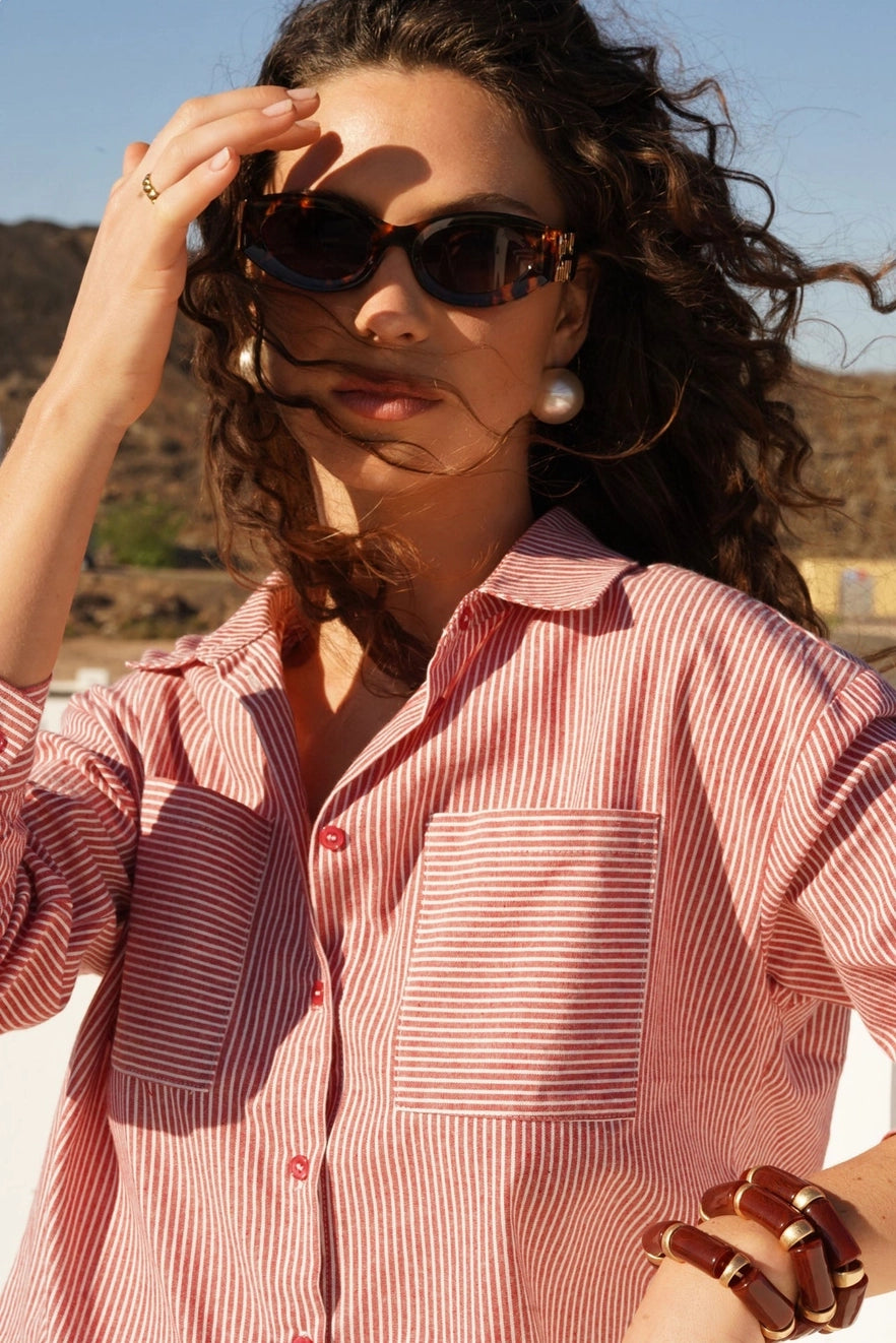 Red Striped Shirt