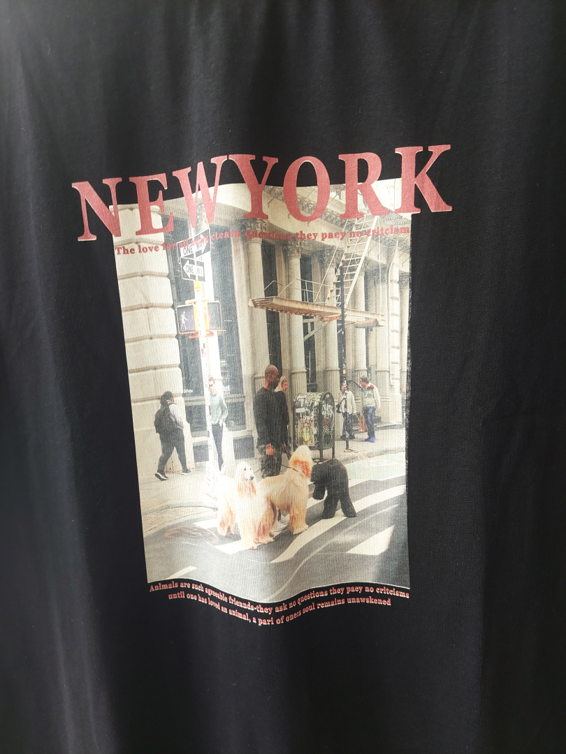 NEW YORK BLACK T-SHIRT
