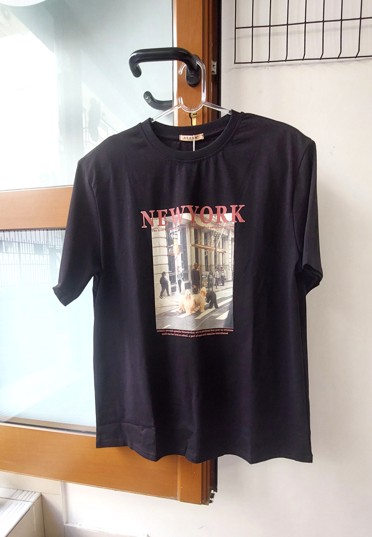 NEW YORK BLACK T-SHIRT