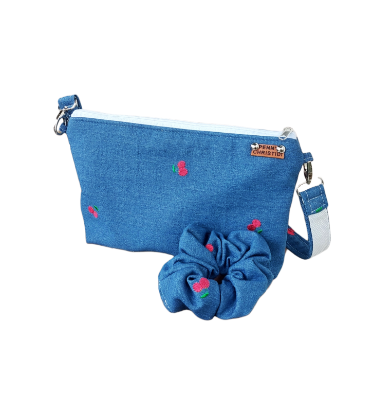 JEAN CHERRY LADY CROSS BODY POUCH BAG