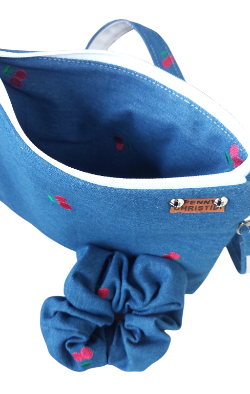 JEAN CHERRY LADY CROSS BODY POUCH BAG