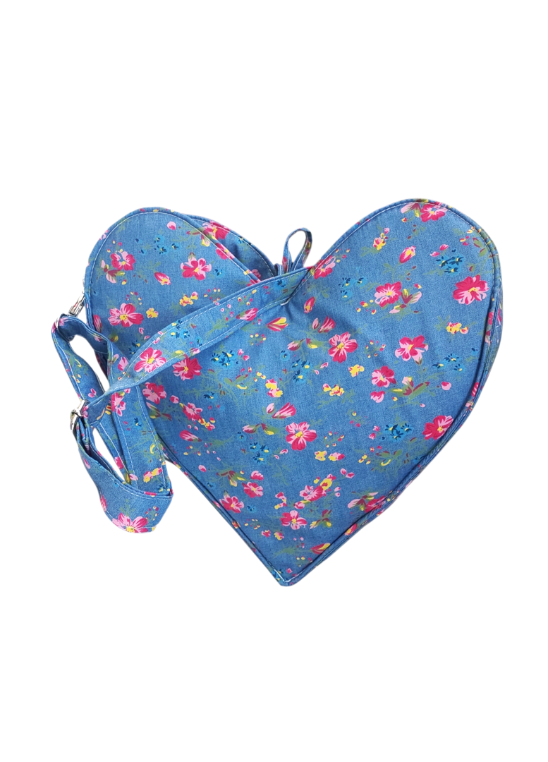 HEART & ROSES SHOULDER BAG