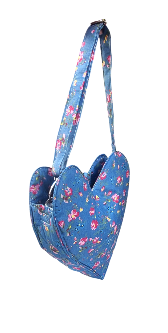 HEART & ROSES SHOULDER BAG