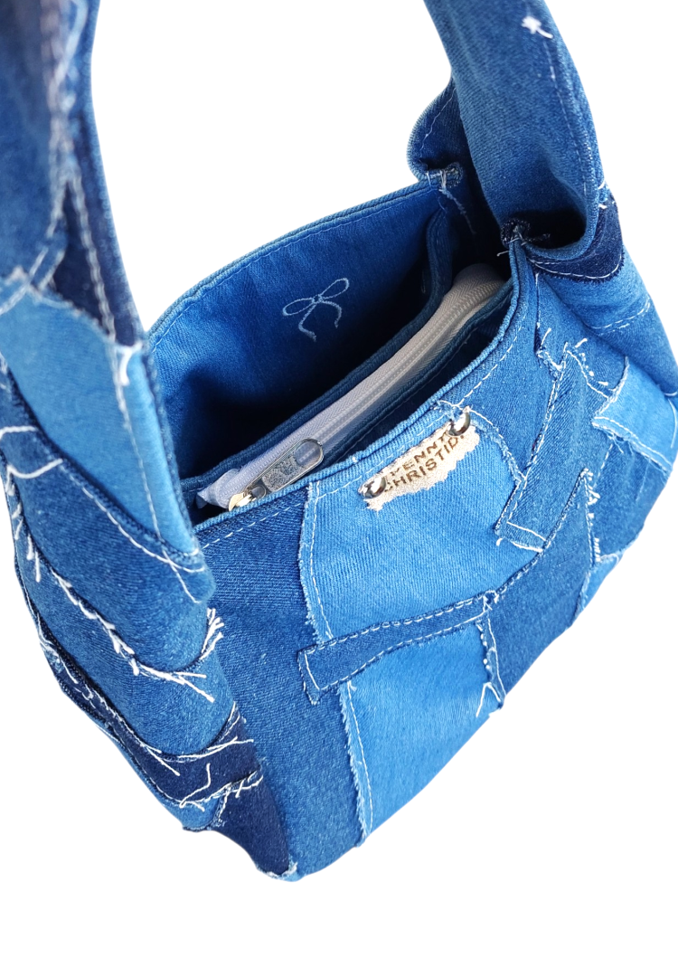 UPCYCLED JEAN ALISSA HANDBAG