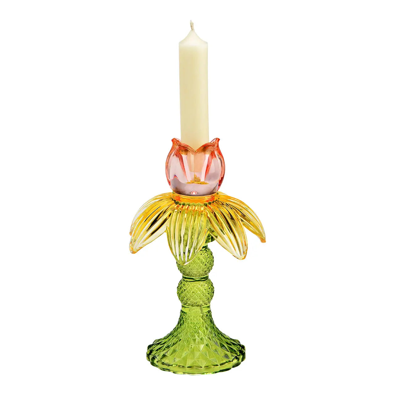 Tulip Glass Candle Holder 11x17x11cm