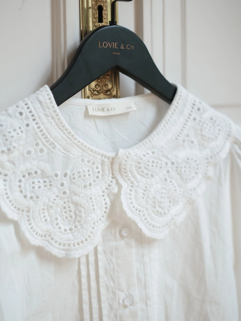 Embroidered Collar Shirt