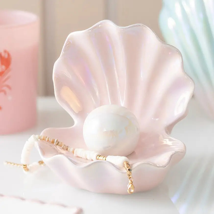 Shell Coastal Trinket Dish