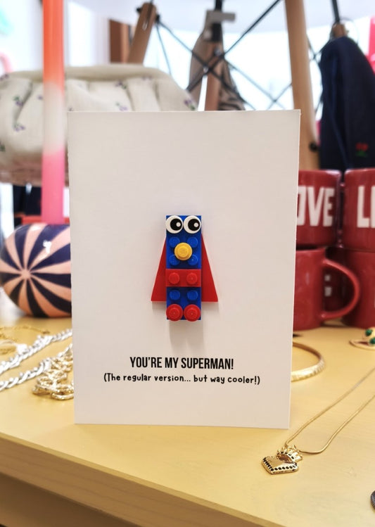 Postcard Lego "Superman"