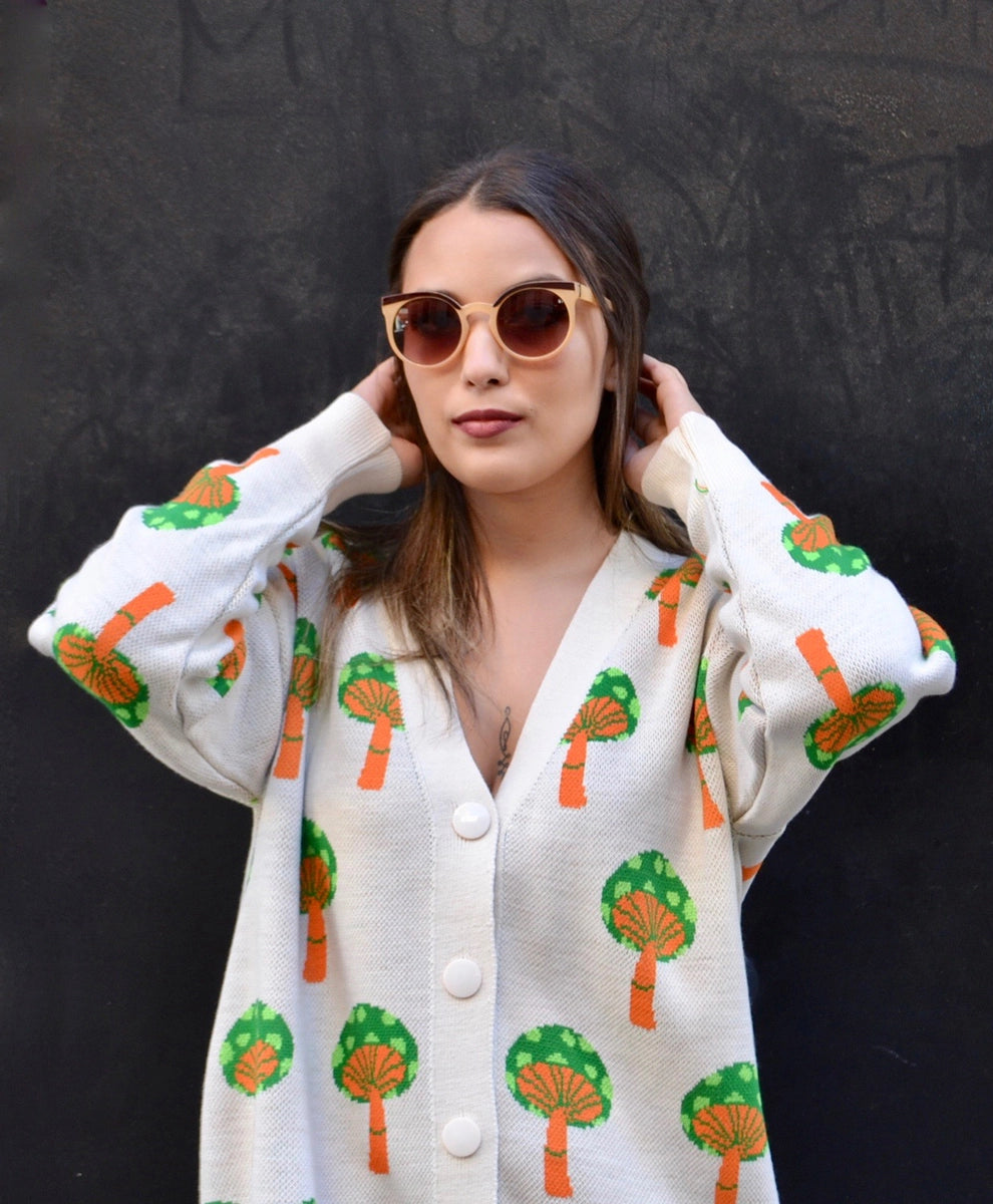 Mushroom Cardigan