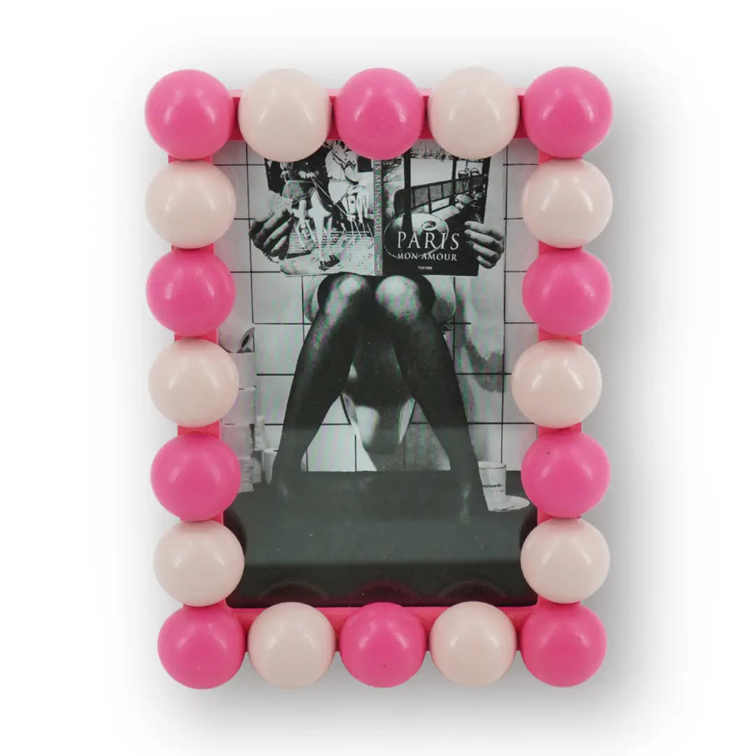 Bubbles Picture Frame Light/Neon Pink 18.5x13.5cm