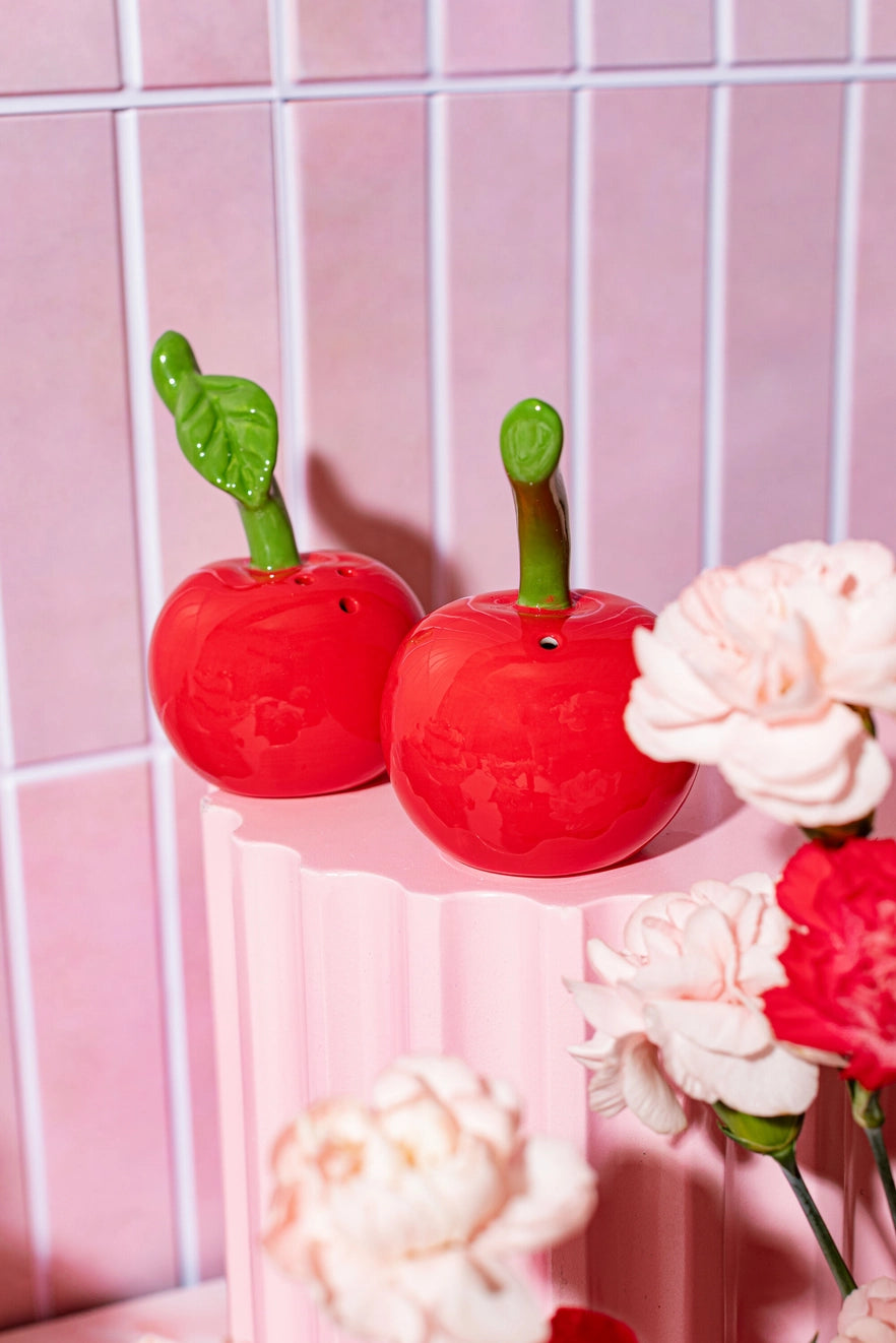 Cherry Salt & Pepper Shakers