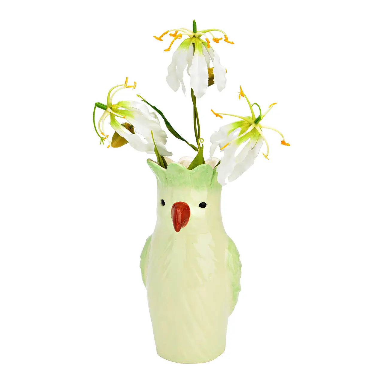 Parrot Vase Ceramic 13x25x13cm
