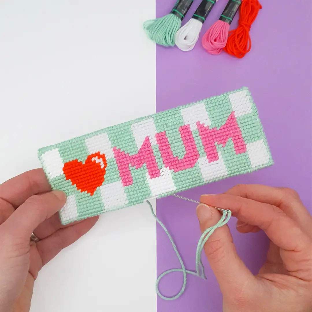 Needlepoint Kit-Bookmark- Love Mum