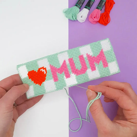 Needlepoint Kit-Bookmark- Love Mum
