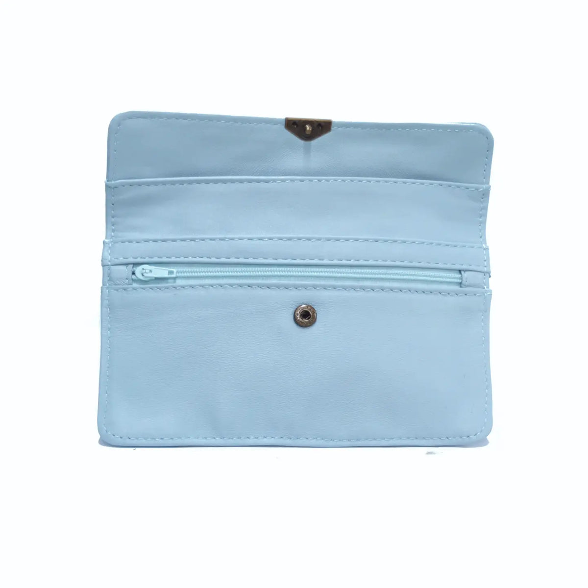 Multi-Colour and Pocket Leather Purse