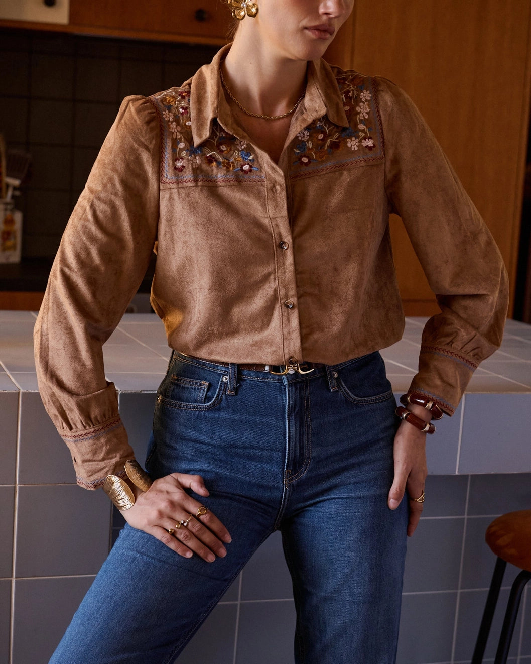 Camel Texano Shirt