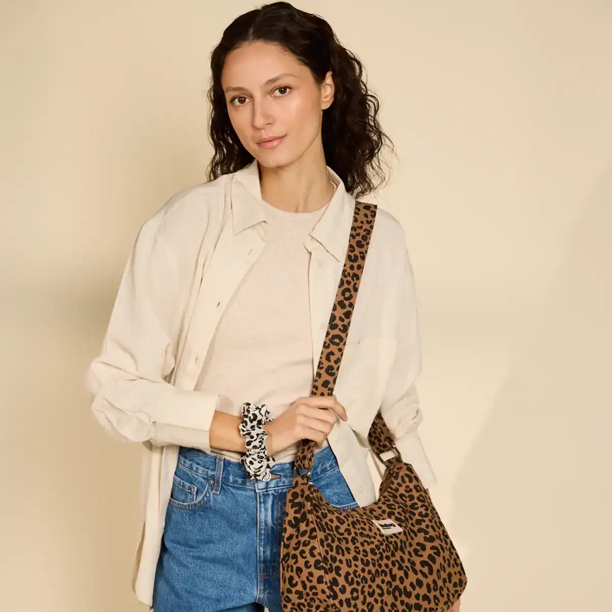 Rosa Cinnamon leopard Bag