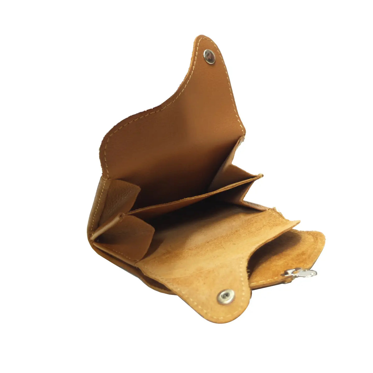 Triple Flap Wallet Cowhide Leather