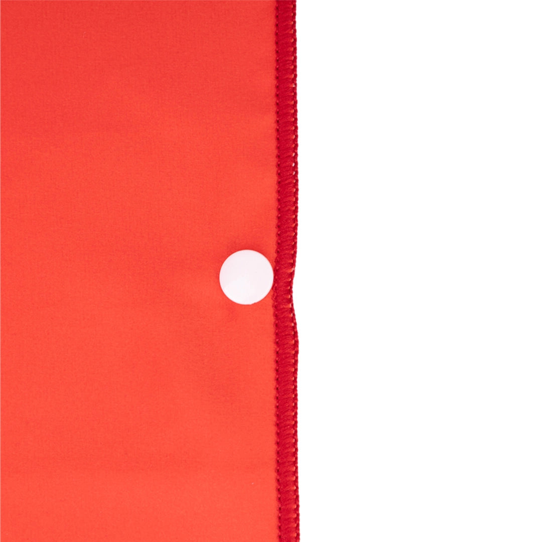 Beach Towel "Better Late Than Ugly" Pink and Red