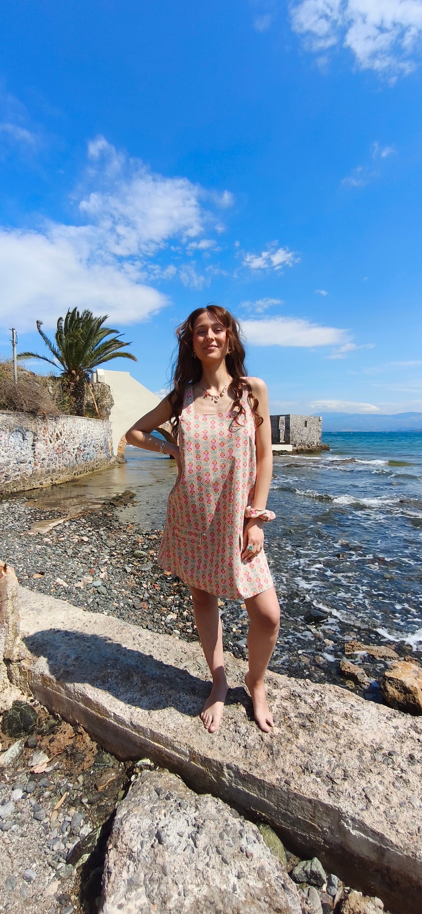 AMALFI SKATER DRESS