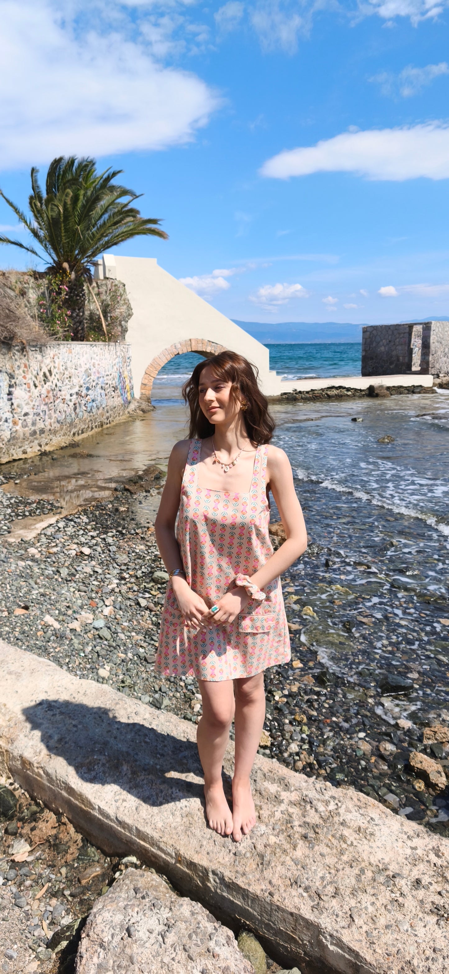 AMALFI SKATER DRESS