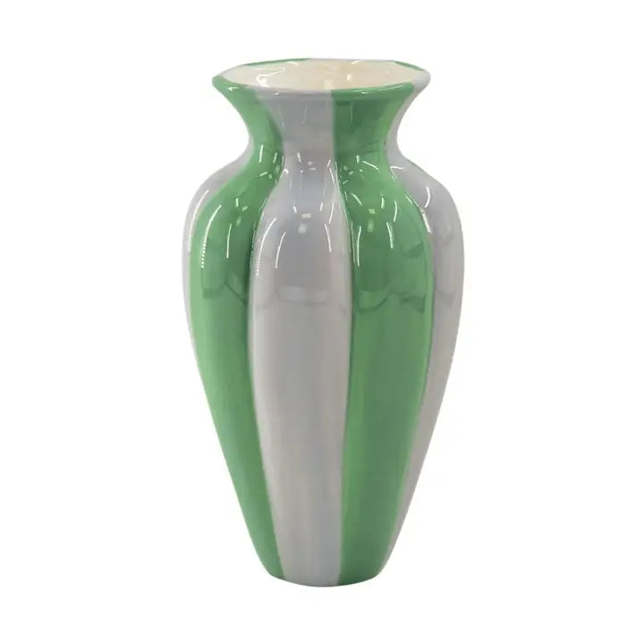 Flower Vase Lilac/ Green 16,5x16,5x29,5 cm