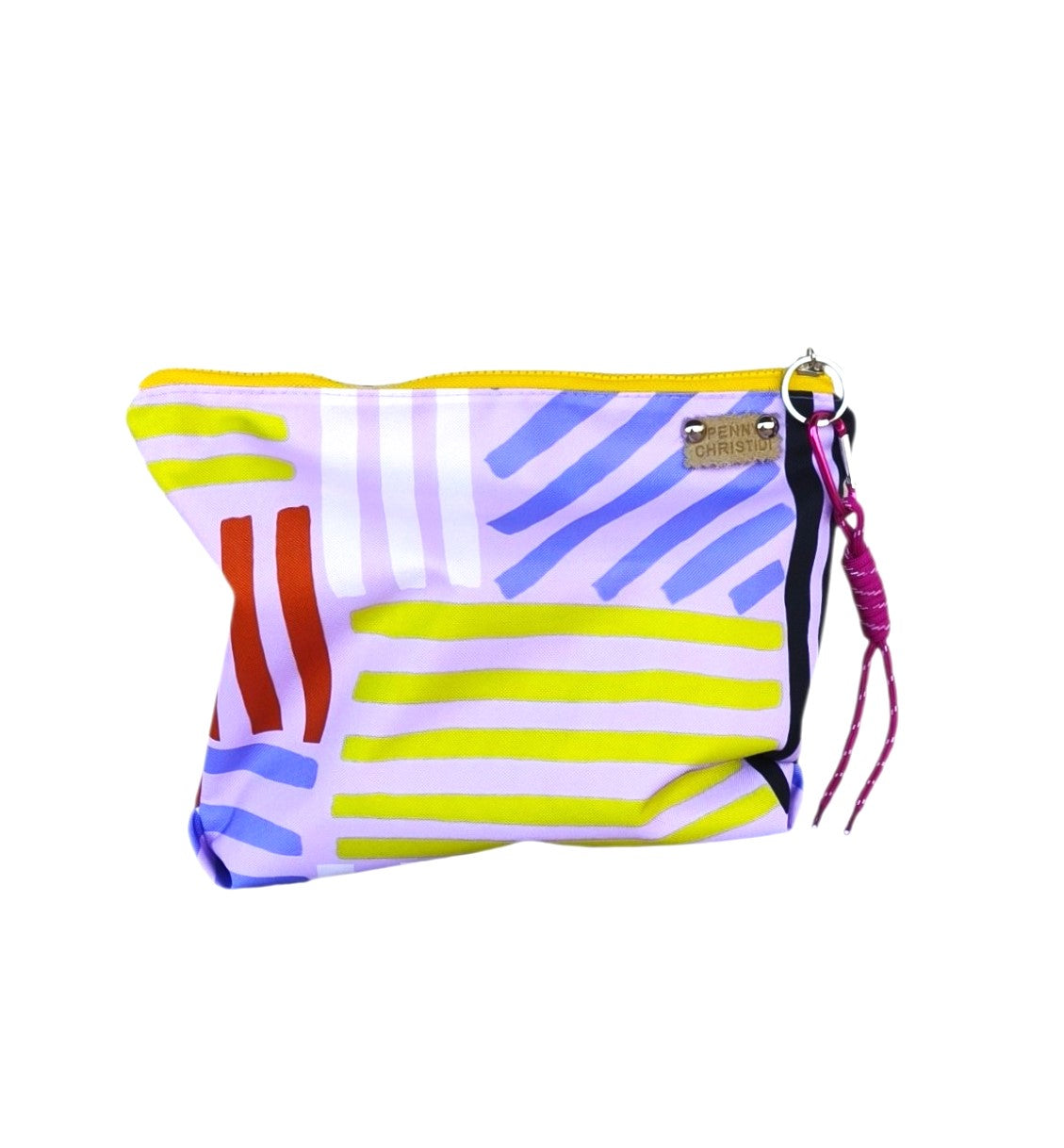 MULTI STRIPES WATERPROOF POUCH